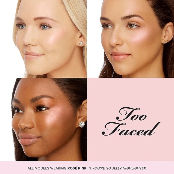 NIB Too Faced You’re So Jelly Highlighter RoséPink - Picture 2 of 5